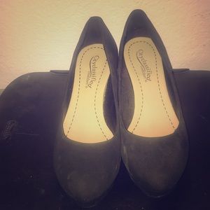 Heels - black suede